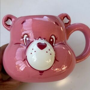 Care Bear Cheer Bear Pink Mug 20oz Ceramic NWT Valentines